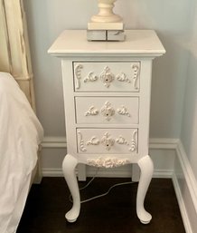 Three White Drawer Stand (CTF10)