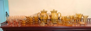 Vintage Amber Glass Collection (CTF40)