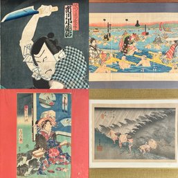 Four Japanese Woodblock Prints (CTF10)