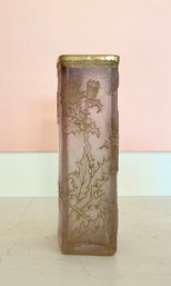 Antique Cameo Art Glass Vase (CTF10)