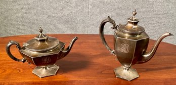 Antique Demitasse Sterling Coffee Set, 2pcs (CTF10)