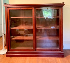 Antique Carved Mahogany Bookcase (CTF30)