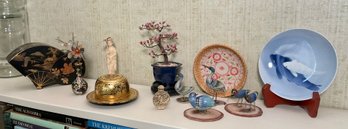 Vintage Asian Collectibles, Cloisonne  And Lacquer (cTF20)
