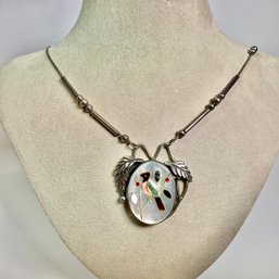 Hedy Sterling And MOP Necklace (CTF10)