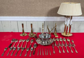 Brass And Silver Plated Items (CTF10)