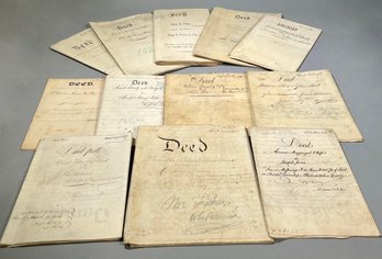 Antique Hand Written Land Documents (CTF10)
