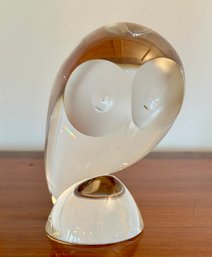 Vintage Steuben Glass Owl (CTF10)