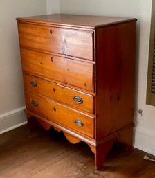 18th C. Queen Anne Two Drawer Blanket Chest (CTF20)