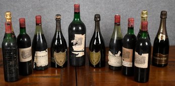 Vintage Wine Bottles, 12 Pcs (CTF20)