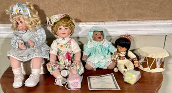 Four Vintage Dolls (CTF10)