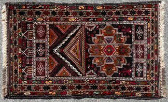 Vintage Oriental Scatter Rug (CTF10)