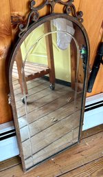 Vintage Brass Framed Mirror