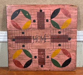 Vintage Painted Wood Game Board (CTF10)
