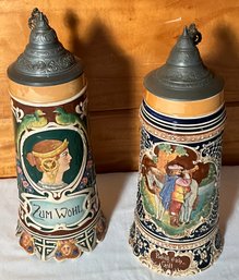 Two Antique German Steins (CTF10)