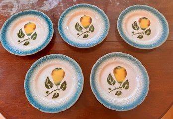 Antique Clairefontaine Graves Pear Plates (cTF10)