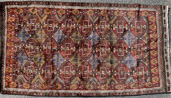 Vintage Oriental Scatter Rug CTF10)