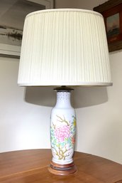 Vintage Chinese Porcelain Table Lamp (CTF20)