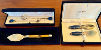 Silver And Lapis Flatware (CTF10)