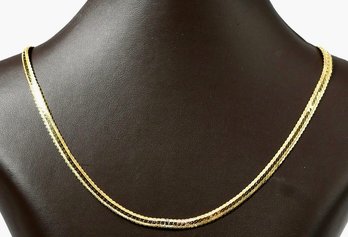 14k Gold Flat Weave Chain (CTF10)