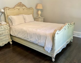 French Style Painted Qn Bed, Lane Furniture (cTF80)