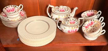 Copeland Spode Tea Set And Lenox Plates (CTF20)