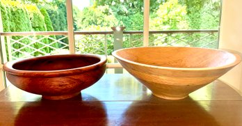 Liam O'Neill (Ireland) & Luke Mann Turned Wood Bowls (CTF10)