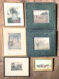 Antique Wallace Nutting Colored Photographs (CTF20)