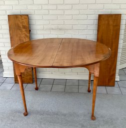 Vintage Eldred Wheeler Tiger Maple Dining Table (CTF20)