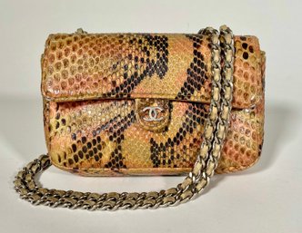 Chanel Python Mini Flap Bag (CTF10)