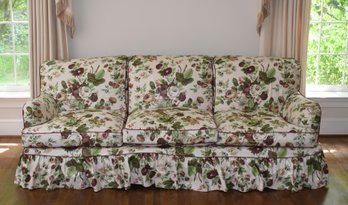 Floral Chintz Upholstered Sofa, 1 Of 2 (CTF30)