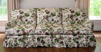 Floral Chintz Upholstered Sofa, 2 Of 2 (CTF30)