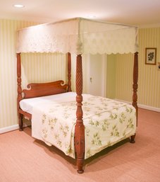 19th C. Federal Maple Testser Bed (CTF50)