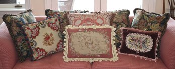Eight Custom Tapestry Throw Pillows (CTF20)