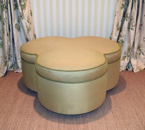 Custom Trefoil Ottoman (CTF10)