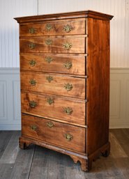 18th C. Chippendale Maple Tall Chest (CTF30)