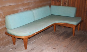 Vintage Mid-century Custom Made Corner Seat (CTF50)