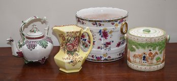 Antique English Porcelains, 4pcs (CTF20)