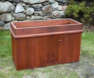 19th C. Country Pine Dry Sink (CTF30)