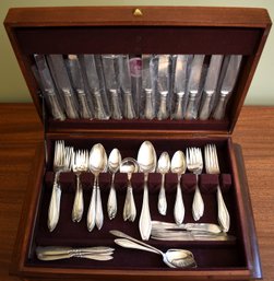 Two Sets Sterling Silver Flatware, Towle, Rose Point, 86.2 Oz T  (CTF10)
