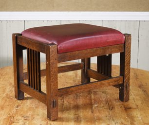 Contemporary Stickley Signed Footstool (CTF20)