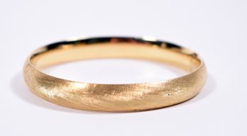 14K Gold Bangle Bracelet (CTF10)