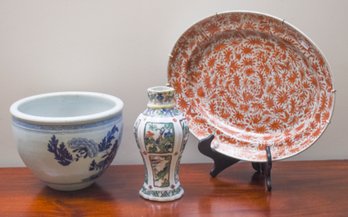 Chinese Porcelains, 3pcs (CTF20)