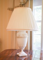 Vintage Carved Alabaster Table Lamp (CTF20)