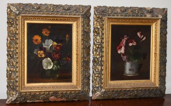 Pr. Late 19th C. Floral Still Lifes (CTF10)