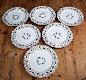 Six Antique Wedgwood Dinner Plates (CTF10)
