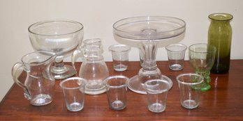 Antique Hand Blown Glass, 13pcs (CTF30)