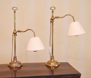 Pr. Vintage Brass Table Lamps (CTF20)