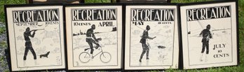 Four Vintage E. Scott Posters, Recreation (CTF20)