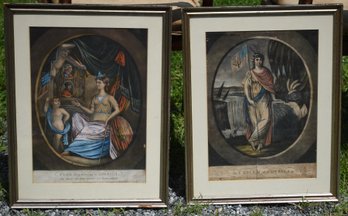 Two Antique Patriotic Engravings (CTF20)