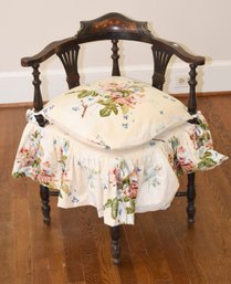 19th C. Hunzinger Style Inalid Corner Chair (CTF10)